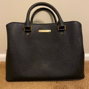 EUC Michael Kors Savannah Satchel purse black